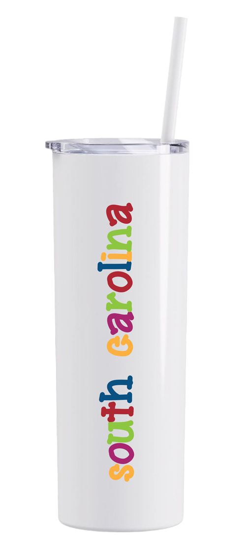 State Color-Skinny Tumbler
