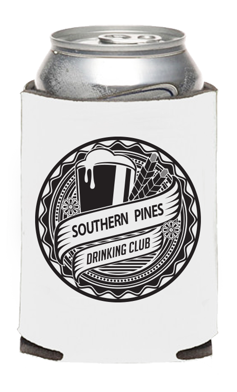 Drinking Club - White Koozie