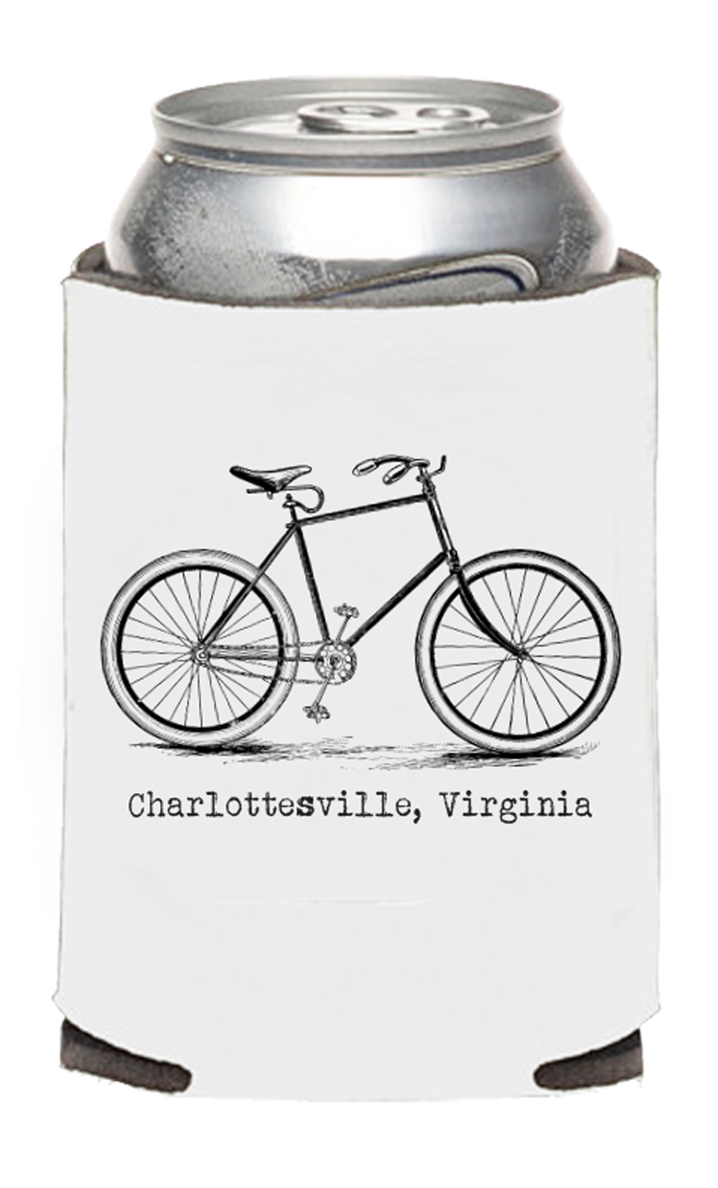 Bike City - White Koozie