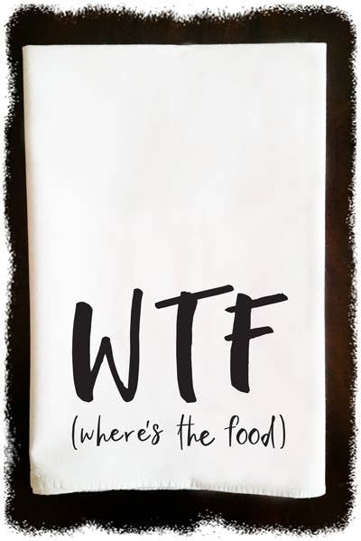 WTF Food - 30" x 30"