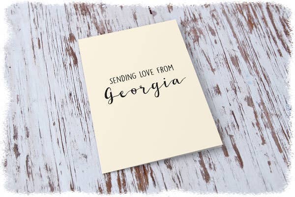 Sending love from - State