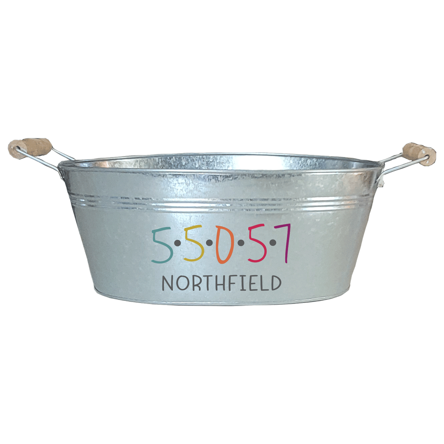 Zip Code Dots - Oval Tub