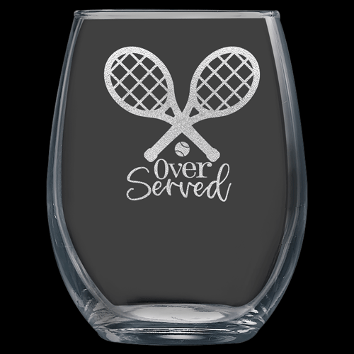 Over Served - Wine Glass