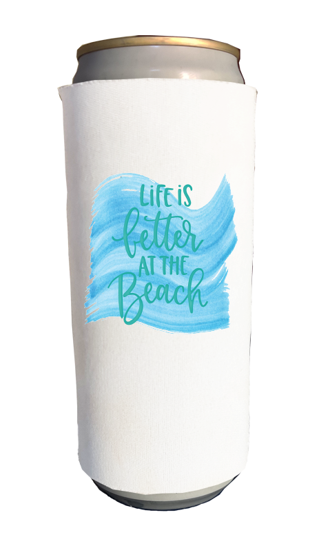 Beach Watercolor-Koozie