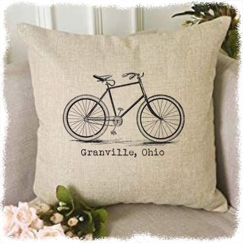 Bike City State Pillow