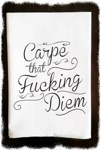 Carpe Diem - Towel