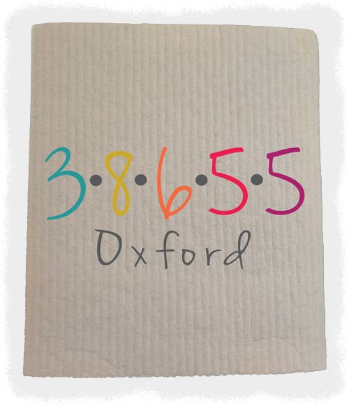 Zip Code Dots Sponge