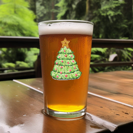 Christmas Tree - Pint Glass