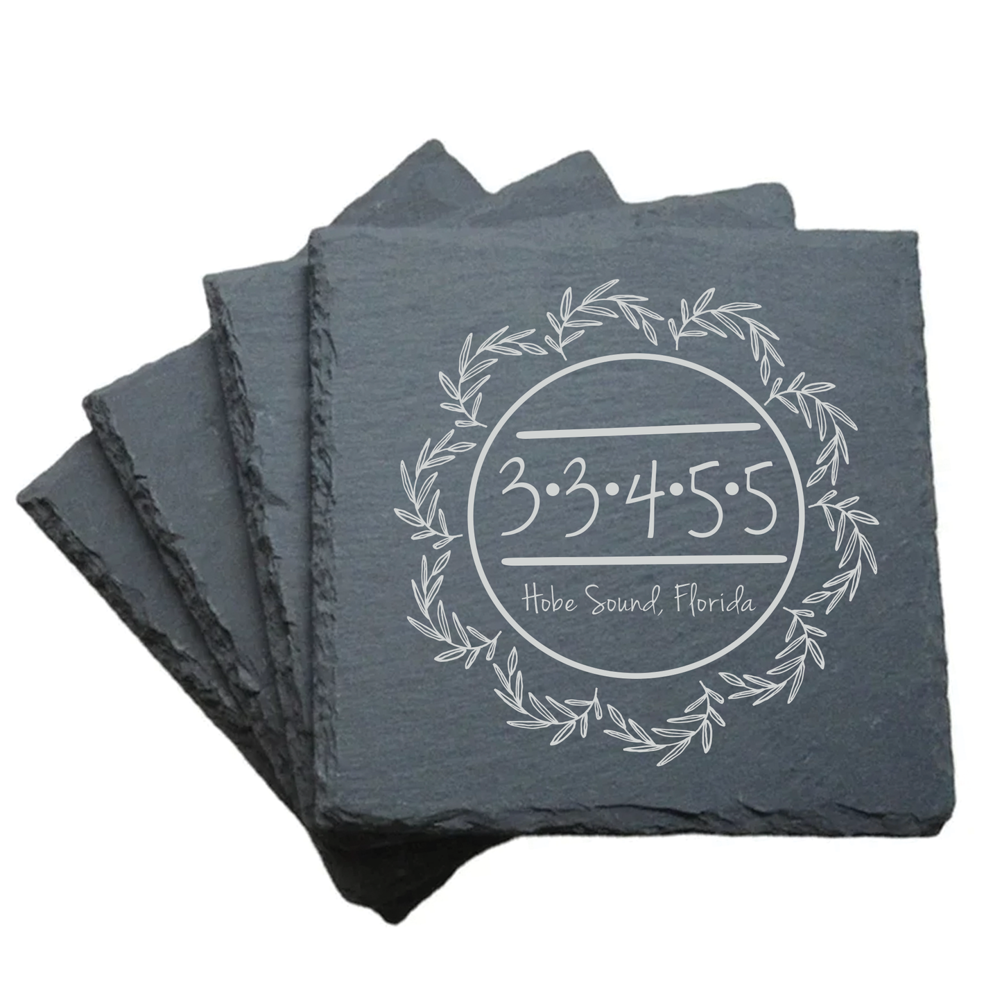 Wreath - Slate Coaster