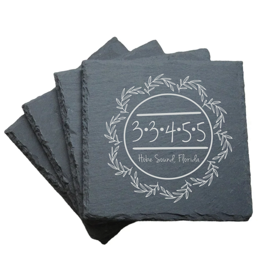 Wreath - Slate Coaster