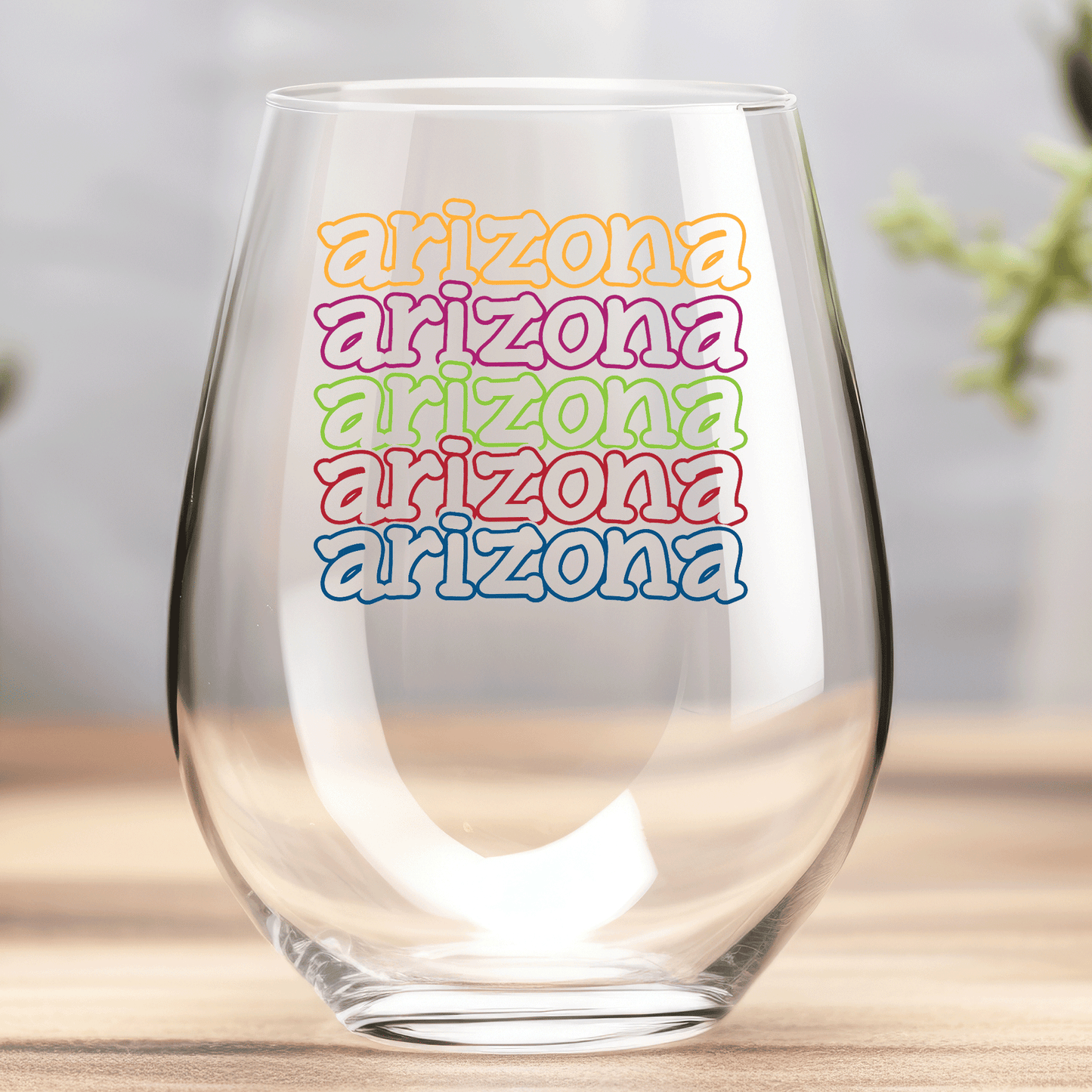 Multi State- Wine Glass