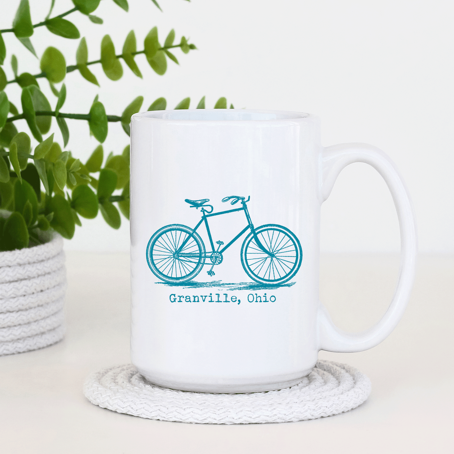 Bike - City + State - Coffee Mug