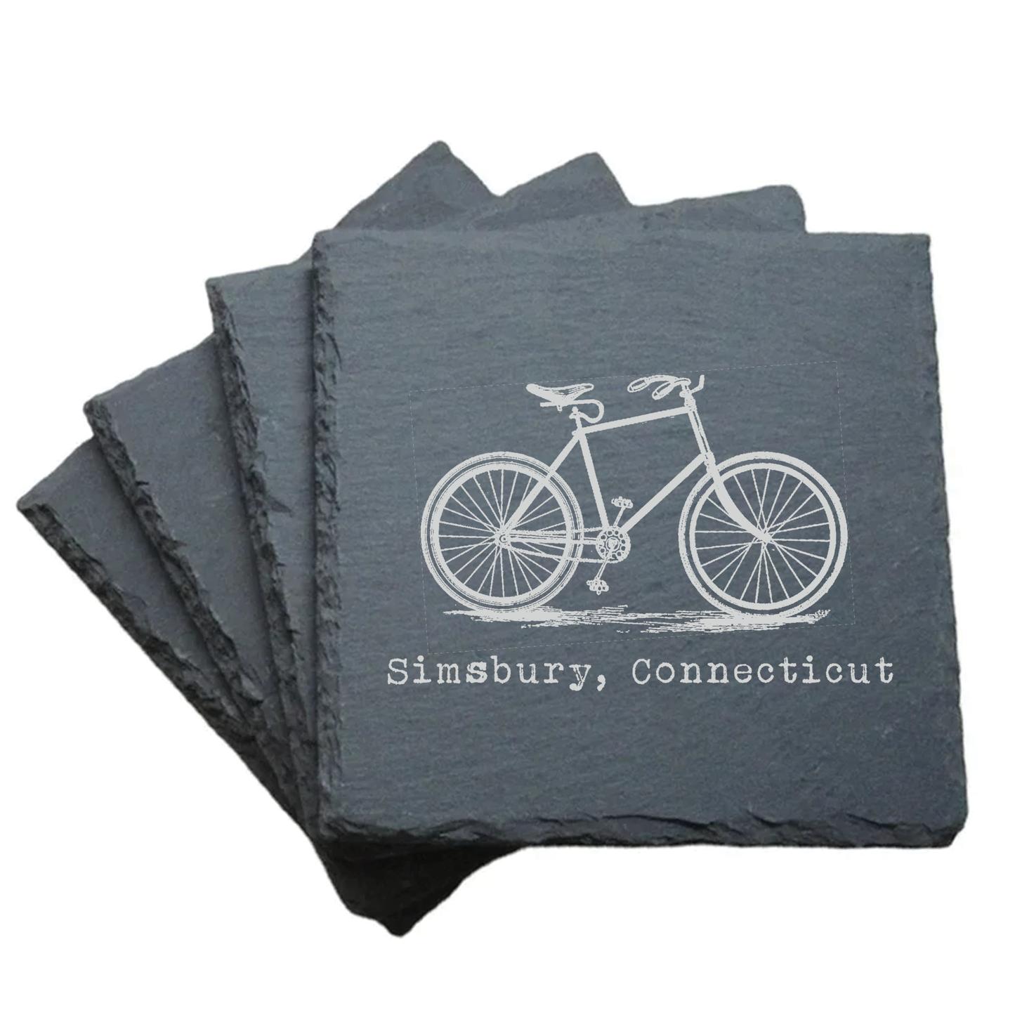 Bike - Slate Coasters