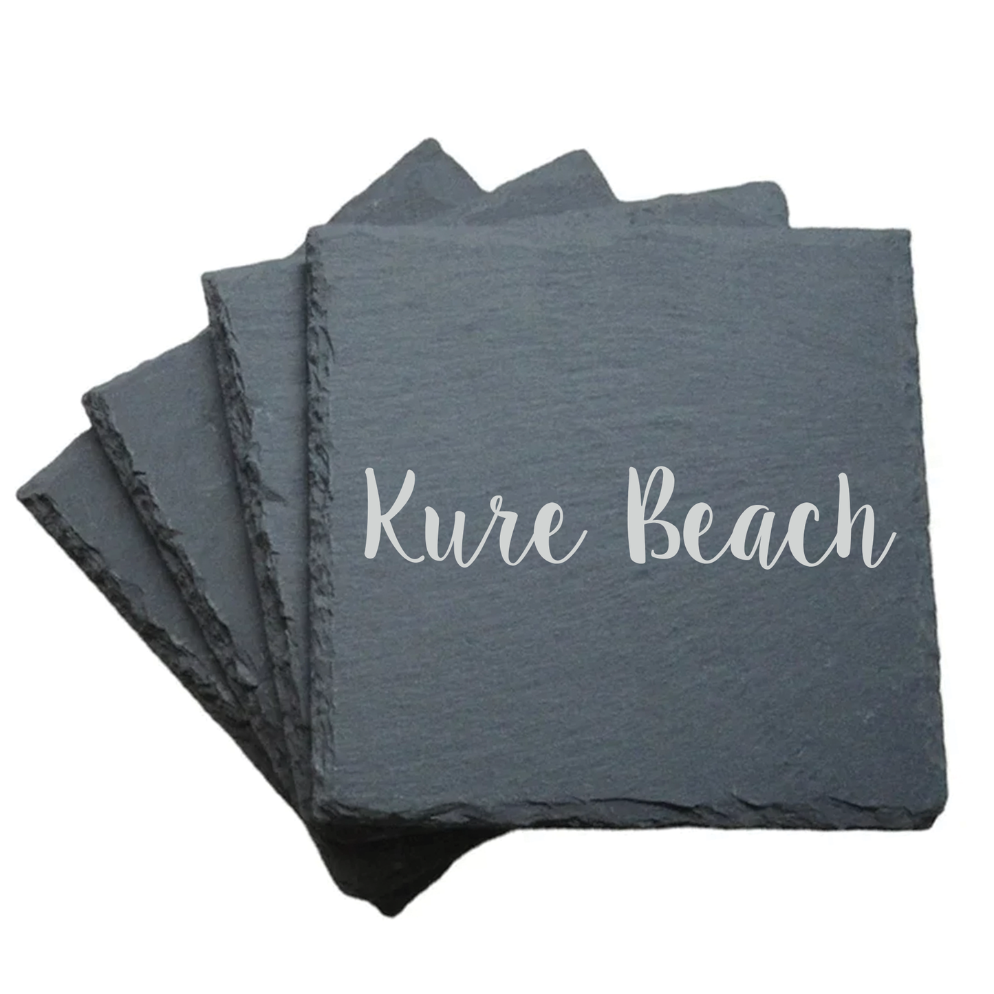 City Script - Slate Coasters