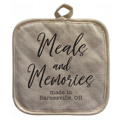 Meals and Memories - pot holder