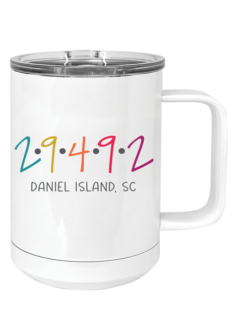 Zip Code Dots Mug
