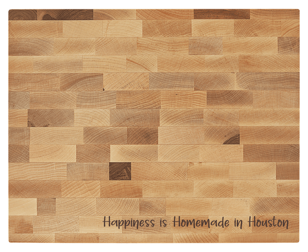 Happiness - Butcher Block