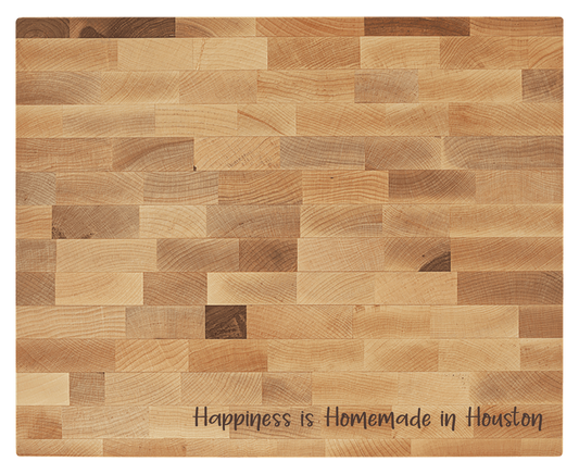 Happiness - Butcher Block