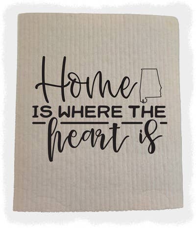 Where Heart Is-Sponge Cloth