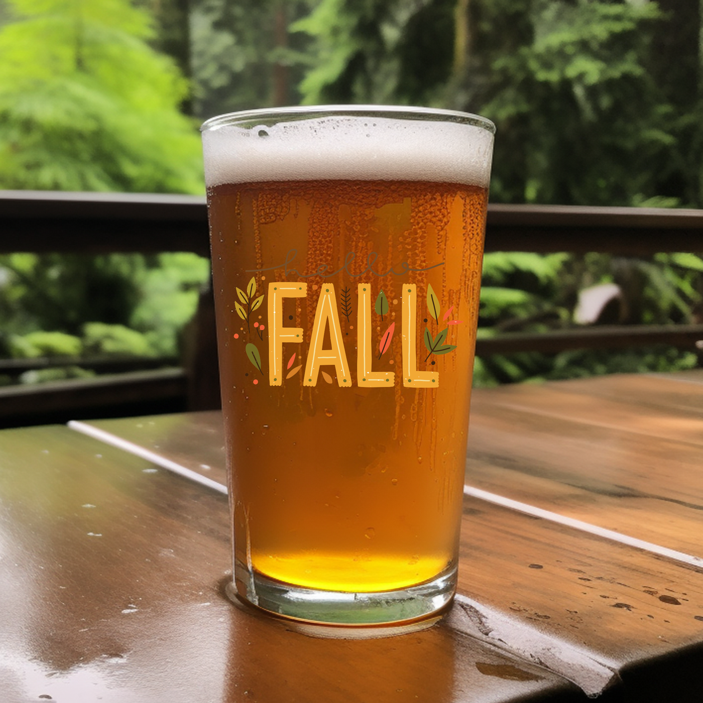 Happy Fall - Pint Glass