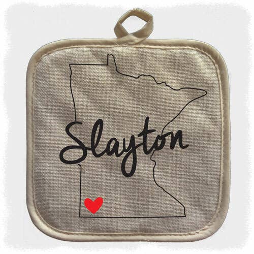 State Shape Heart City -7.75" x 7.75"