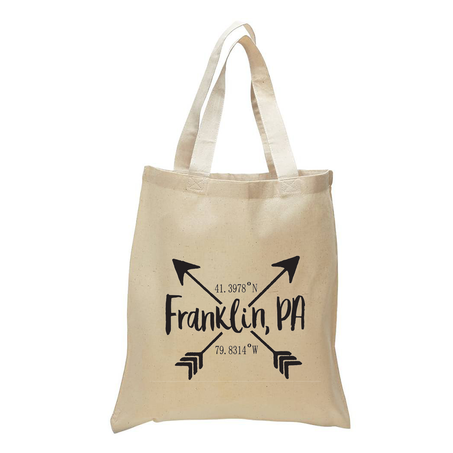 Arrrows Lat Long - Small Tote Bag