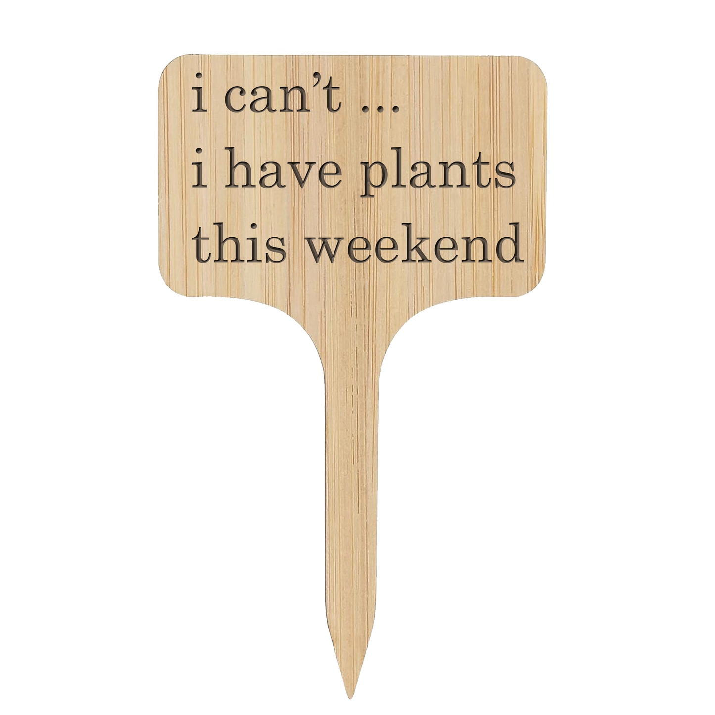 Plants This Weekend - Plant Marker