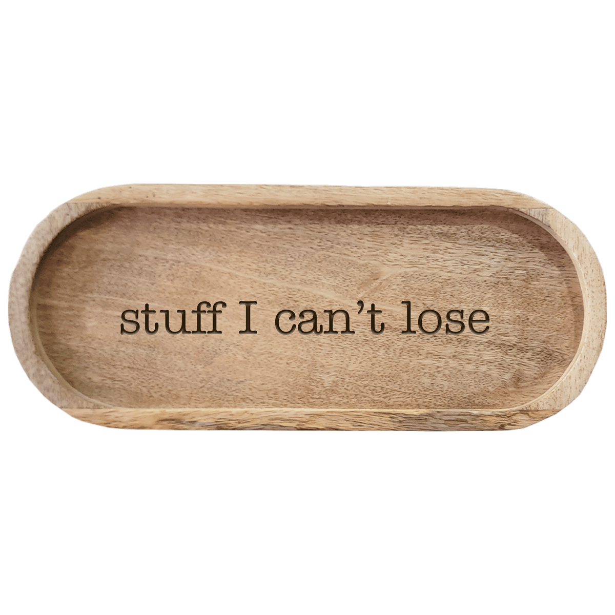 Can't Lose - Oval Wood Tray