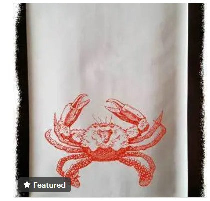 Crab - Flour Sack Towel