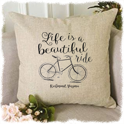 Beautiful Ride Pillow