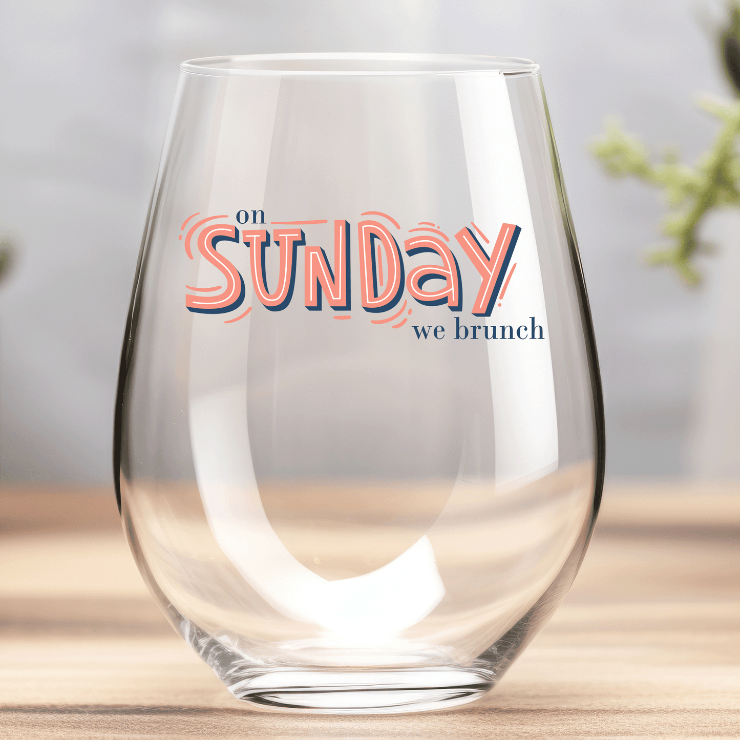 Sunday Brunch - Wine Glass