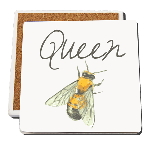 Queen Bee - 4" x 4"