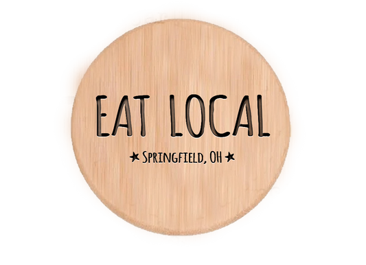 Eat Local - Round Casserole Dish