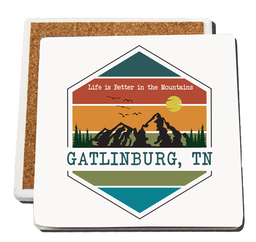 Mtn. Badge - Coasters