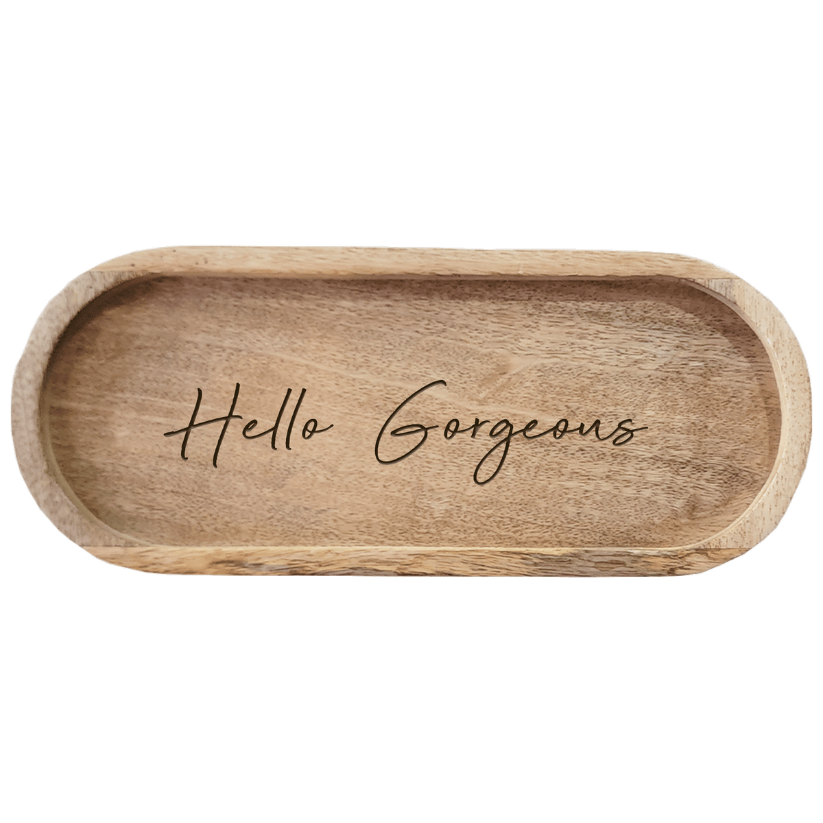 Gorgeous - Oval Wood Tray