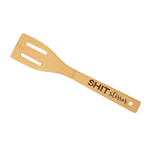 Shit Stirrer - Bamboo Spatula